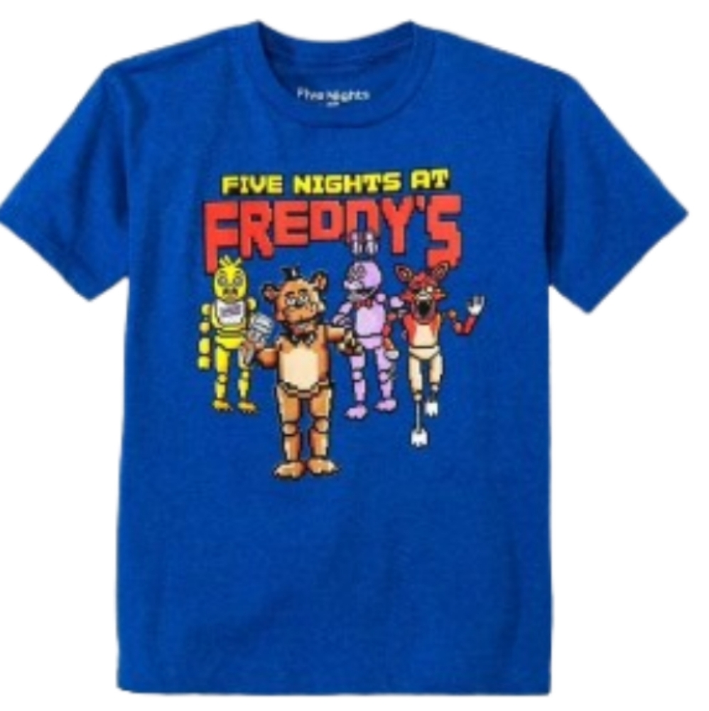 Five Nights at Freddy's Pixel Style T-shirt Sz Small